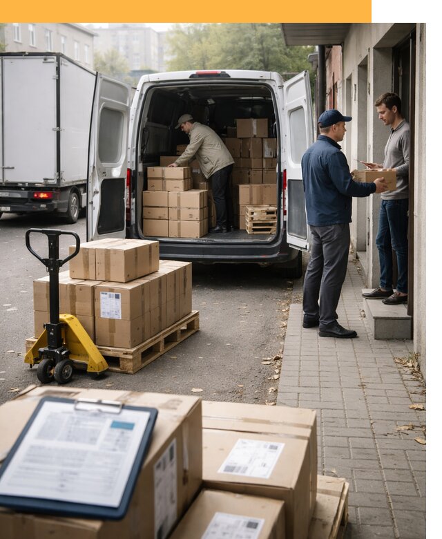 Доставка грузов от двери до двери с таможней от 45765 руб.