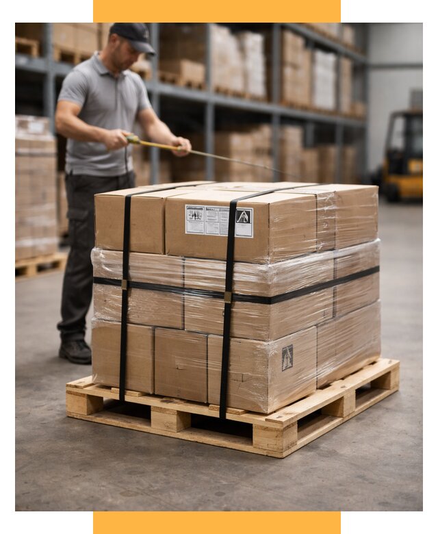 Упаковка и паллетирование грузов от 3560 р. | СетСервис-Мсс