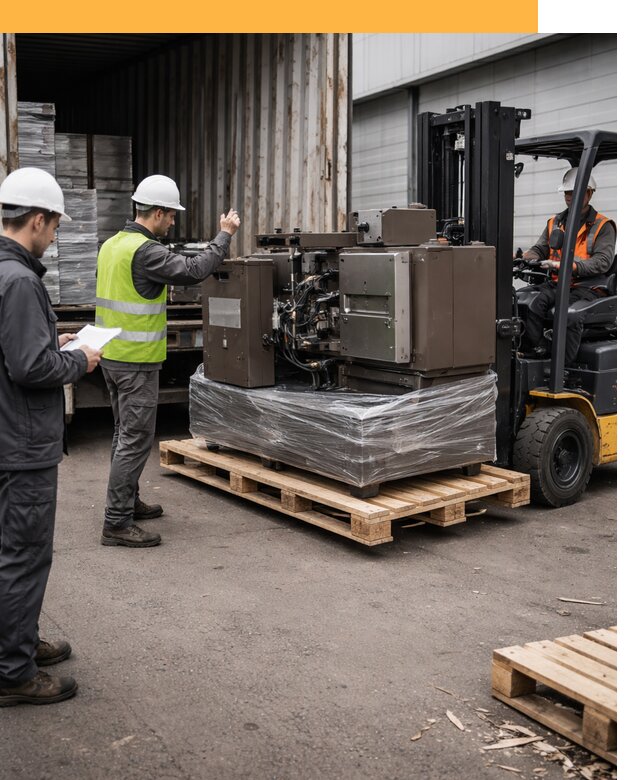 Доставка промышленного оборудования из Европы от 45765