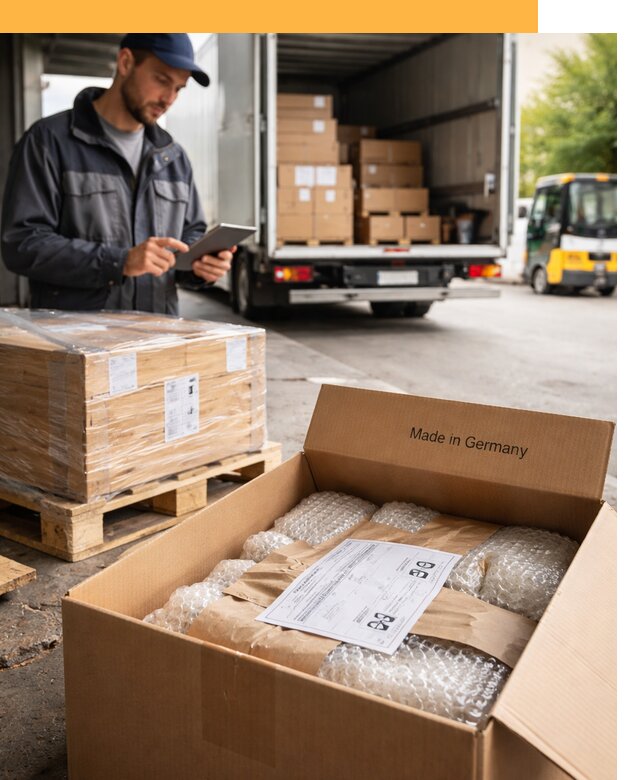 Доставка грузов из Германии от 45765 руб с таможенным оформлением