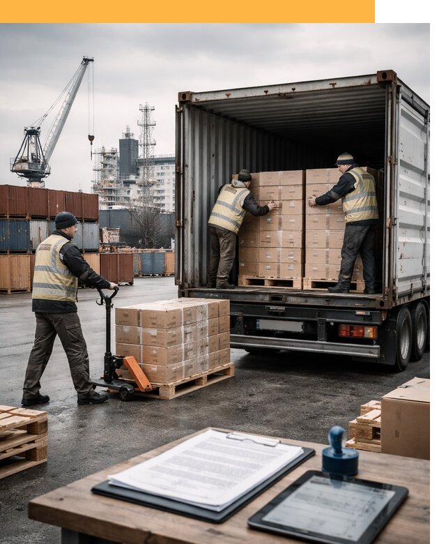 Доставка грузов из Латвии от 25425 руб, морская, авто, авиа