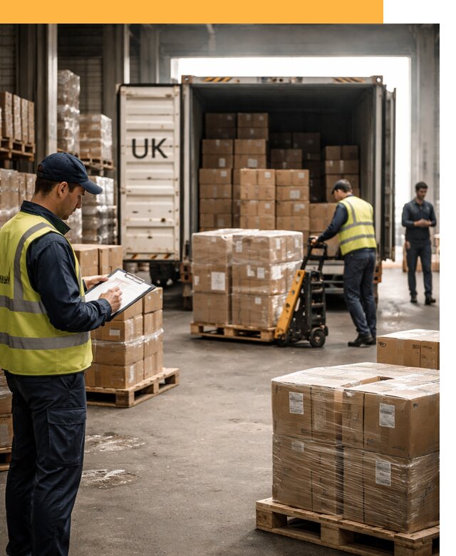 Доставка грузов из Великобритании с таможенным оформлением от 12713