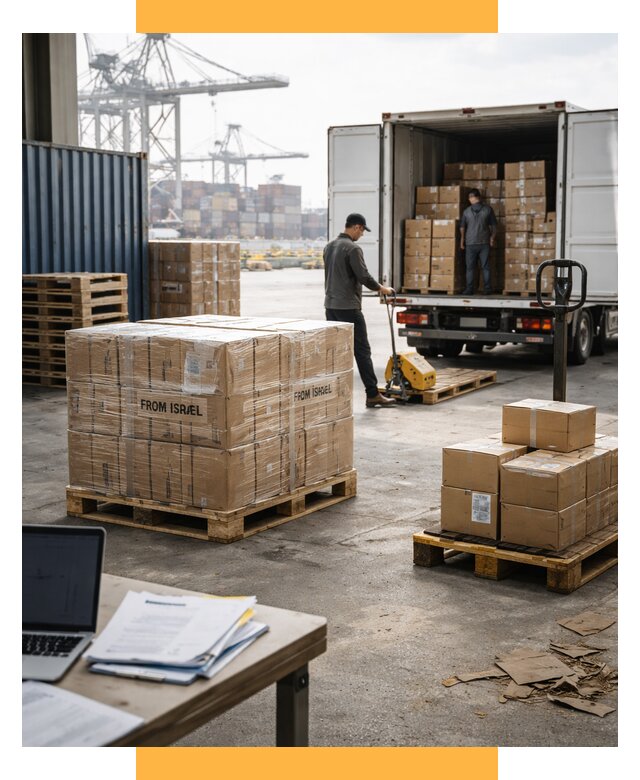 Доставка грузов из Израиля от 15255 р., логистика от СетСервис-Мсс