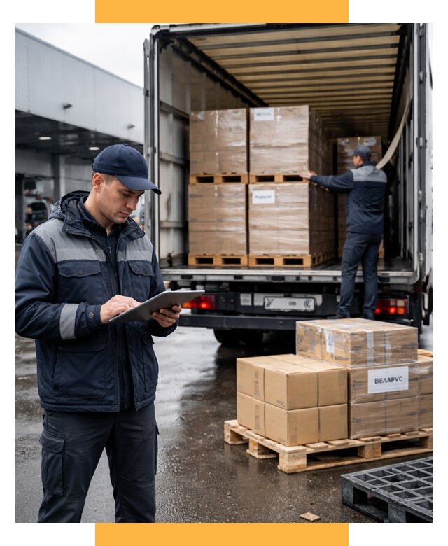 Доставка грузов из Беларуси от 15255 р. логистика СетСервис-Мсс