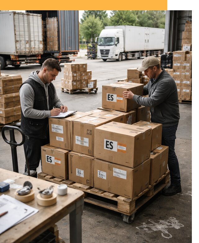 Доставка грузов в Испанию автотранспортом от 35595 руб