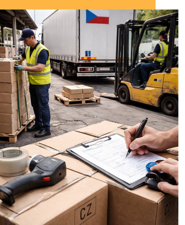 Доставка грузов в Чехию от 35595 руб, международные перевозки