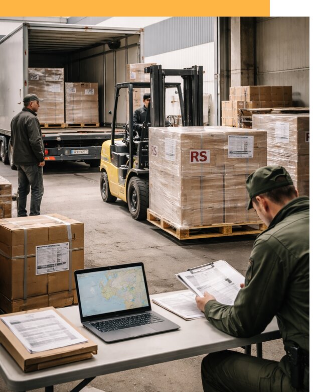 Доставка грузов в Сербию от 45765 руб, международные перевозки