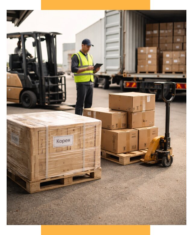 Доставка грузов в Корею из России от 35595 р. | СетСервис-Мсс