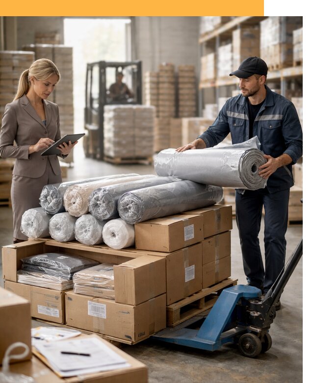 Перевозка текстиля по миру от 15255 руб. с таможней и страхованием