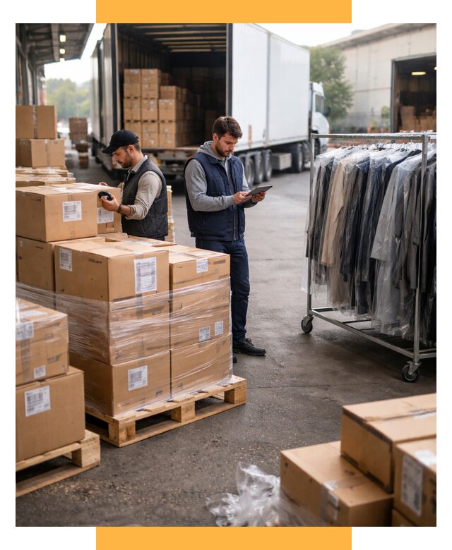 Перевозка и доставка одежды из Китая от 7628 р., СетСервис-Мсс