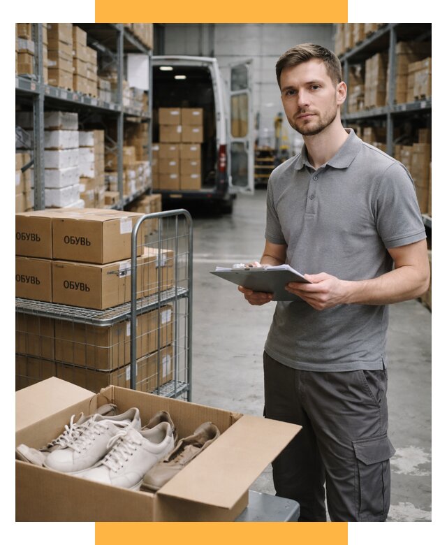 Доставка обуви из Китая и Турции от 4577 р. СетСервис-Мсс