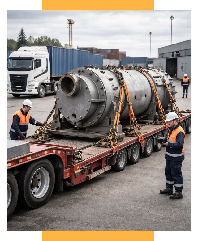 Перевозка тяжеловесных грузов под ключ от 152550 р. | СетСервис-Мсс