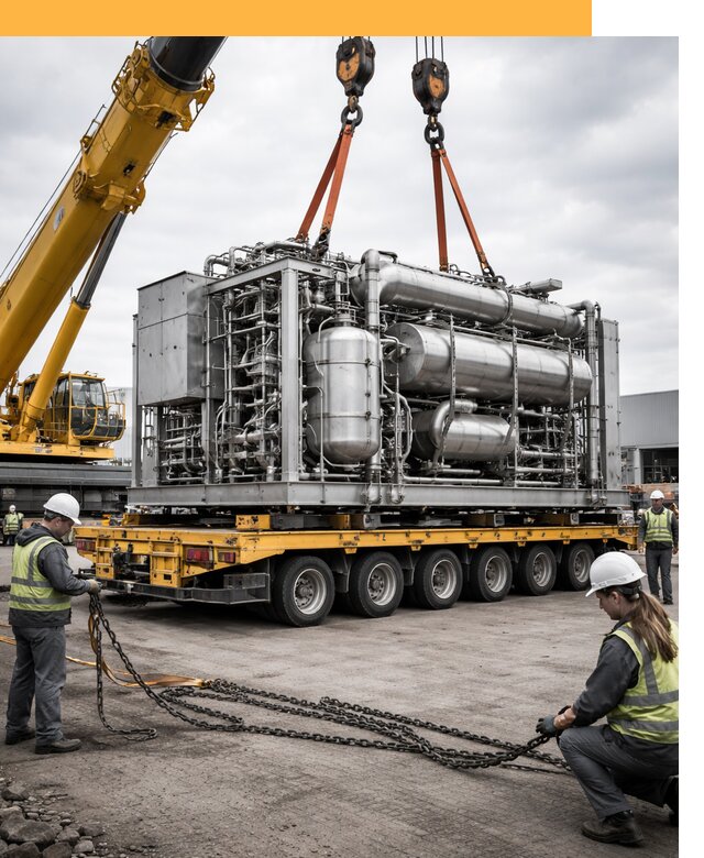 Перевозка тяжеловесных грузов по миру от 152550 руб