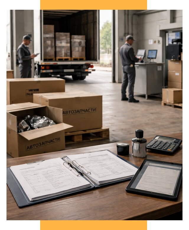 Таможенное оформление автозапчастей под ключ от 8645 р., СетСервис-Мсс